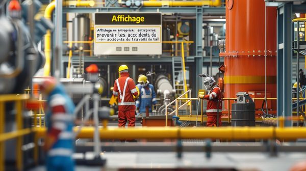 Affichage en entreprise : Prévenir les accidents du travail